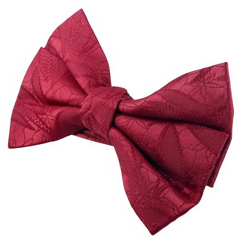 蝶ネクタイ レッド リーフ フラワー 植物模様 ボウタイ 簡易装着 簡単 パーティー フォーマル メンズアクセサリー |  | 03