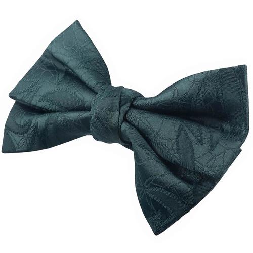 蝶ネクタイ グリーン リーフ フラワー 植物模様 ボウタイ 簡易装着 簡単 パーティー フォーマル メンズアクセサリー |  | 03