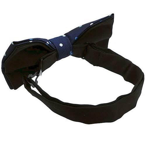 蝶ネクタイ ネイビー ドット ボウタイ 簡易装着 簡単 パーティー フォーマル メンズアクセサリー |  | 03