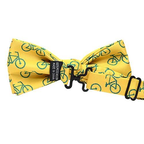 蝶ネクタイ イエロー 自転車 蝶ネクタイ ボウタイ 簡易装着 簡単 パーティー フォーマル メンズアクセサリー |  | 02