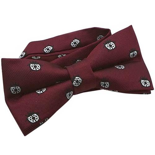 蝶ネクタイ バーガンディ てんとう虫 ボウタイ 簡易装着 簡単 パーティー フォーマル メンズアクセサリー |  | 02