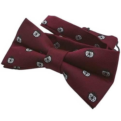 蝶ネクタイ バーガンディ てんとう虫 ボウタイ 簡易装着 簡単 パーティー フォーマル メンズアクセサリー |  | 03