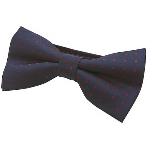 蝶ネクタイ ネイビー ドット 水玉 ボウタイ 簡易装着 簡単 パーティー フォーマル メンズアクセサリー |  | 03