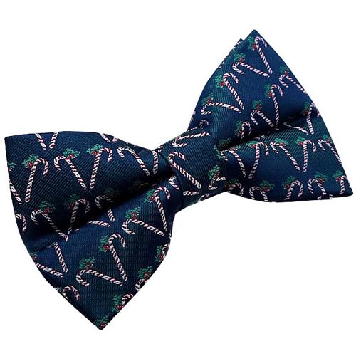 蝶ネクタイ クリスマス キャンディ ホーリー ネイビー グリーン ボウタイ 簡易装着 簡単 パーティー フォーマル メンズアクセサリー |  | 02