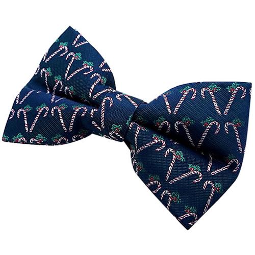 蝶ネクタイ クリスマス キャンディ ホーリー ネイビー グリーン ボウタイ 簡易装着 簡単 パーティー フォーマル メンズアクセサリー |  | 03