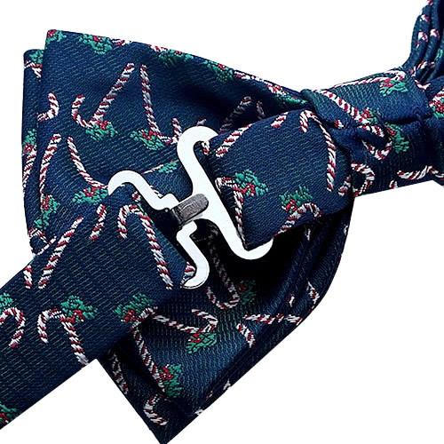 蝶ネクタイ クリスマス キャンディ ホーリー ネイビー グリーン ボウタイ 簡易装着 簡単 パーティー フォーマル メンズアクセサリー |  | 04