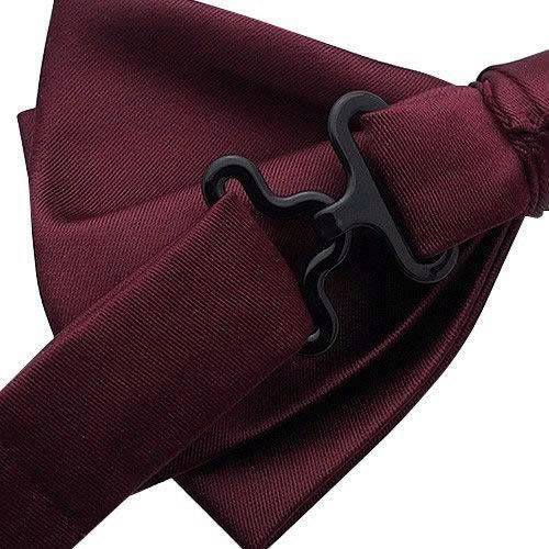 蝶ネクタイ ダークレッド 変形 ボウタイ 簡易装着 簡単 パーティー フォーマル メンズアクセサリー |  | 03