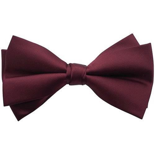 蝶ネクタイ ダークレッド 変形 ボウタイ 簡易装着 簡単 パーティー フォーマル メンズアクセサリー |  | 04