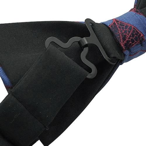 蝶ネクタイ ブルー バーガンディ 木の葉 リーフ ボウタイ 簡易装着 簡単 パーティー フォーマル メンズアクセサリー |  | 04