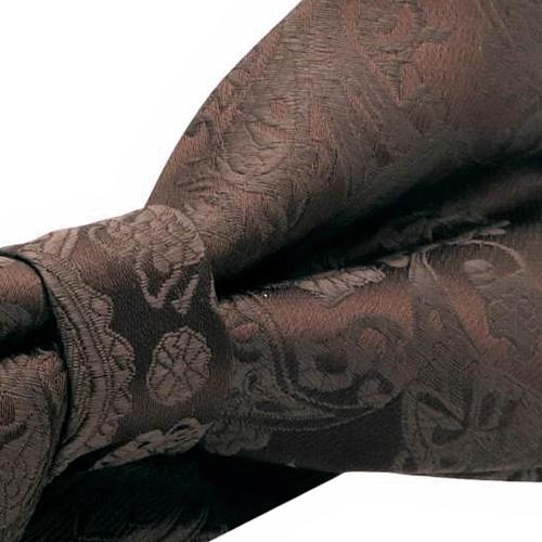 蝶ネクタイ ブラウン ペイズリー 植物模様 ボウタイ 簡易装着 簡単 パーティー フォーマル メンズアクセサリー |  | 04