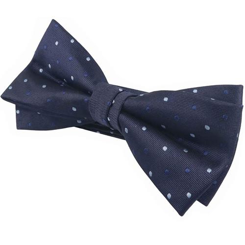 蝶ネクタイ ネイビー ドット 水玉 変形 ボウタイ 簡易装着 簡単 パーティー フォーマル メンズアクセサリー |  | 03