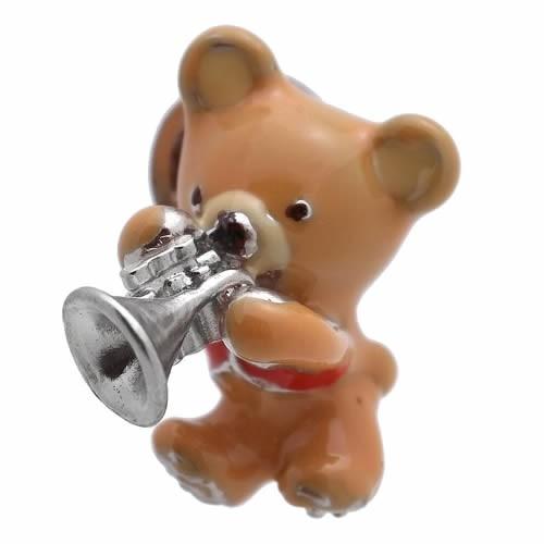 ピンズ ラペルピン トランペット クマ 楽器 スワンク SWANK ニューヨーク発 ブランド | 