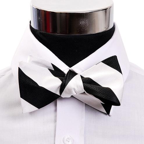 蝶ネクタイ ブラック＆ホワイト ボウタイ パーティー フォーマル メンズアクセサリー |  | 01