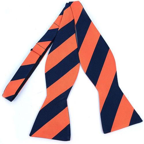 蝶ネクタイ オレンジ＆ネイビー ボウタイ パーティー フォーマル メンズアクセサリー |  | 02