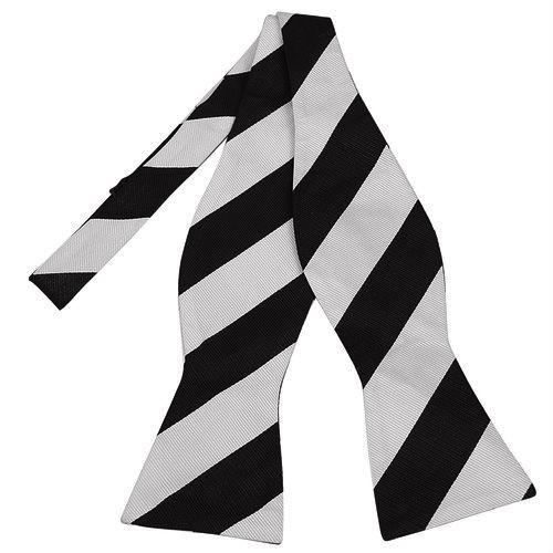 シルバー＆ブラック 蝶ネクタイ ボウタイ パーティー フォーマル 即納 メンズアクセサリー |  | 02