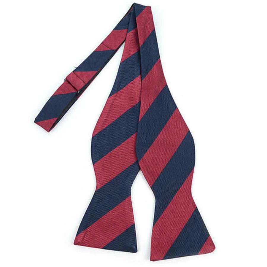 蝶ネクタイ バーガンディ＆ネイビー ボウタイ パーティー フォーマル メンズアクセサリー |  | 01