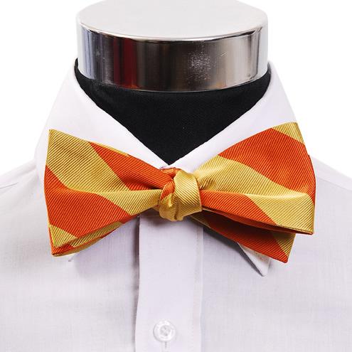 蝶ネクタイ ゴールド＆オレンジ ボウタイ パーティー フォーマル メンズアクセサリー |  | 01