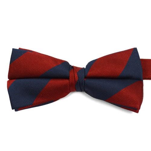 蝶ネクタイ バーガンディー＆ネイビー ボウタイ パーティー フォーマル メンズアクセサリー |  | 02