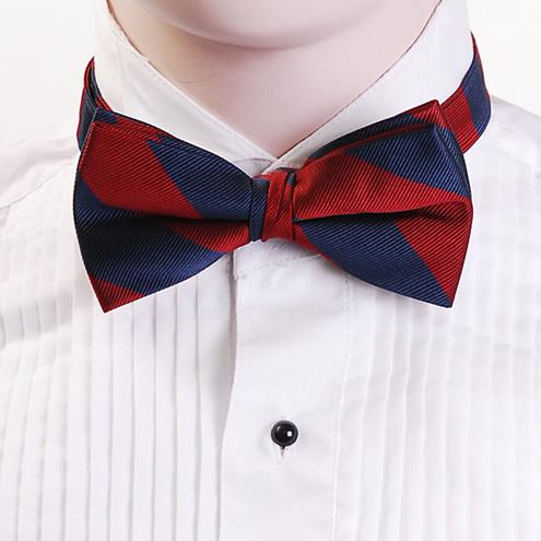 蝶ネクタイ バーガンディー＆ネイビー ボウタイ パーティー フォーマル メンズアクセサリー |  | 03