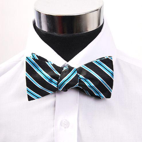 蝶ネクタイ ブルー ロリポップ ストライプ ボウタイ パーティー フォーマル メンズアクセサリー |  | 01
