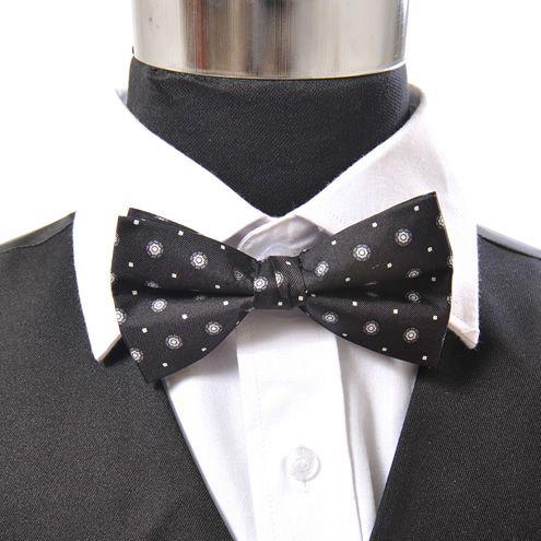 蝶ネクタイ ブラック サンフラワー ドットボウタイ パーティー フォーマル メンズアクセサリー |  | 03