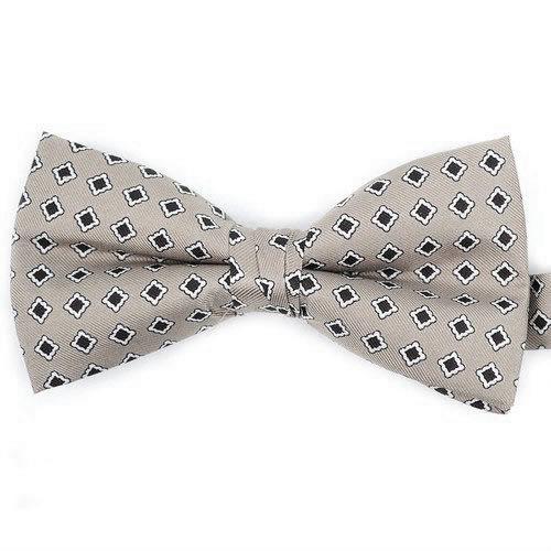 蝶ネクタイ ブラウン ダイヤモンド ドット ボウタイ パーティー フォーマル メンズアクセサリー |  | 01