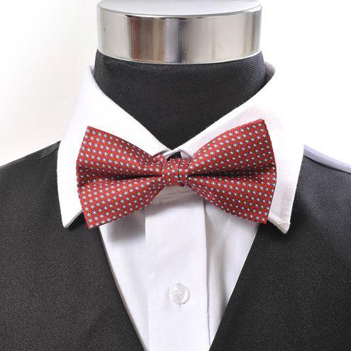 蝶ネクタイ レッド サークル ドット ボウタイ パーティー フォーマル メンズアクセサリー |  | 03