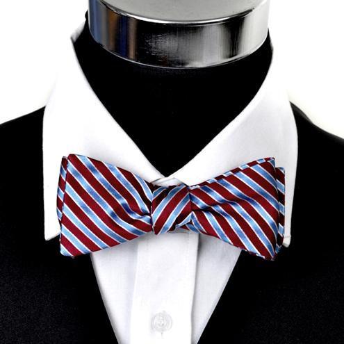 蝶ネクタイ レッド ストライプ ボウタイ パーティー フォーマル メンズアクセサリー |  | 01