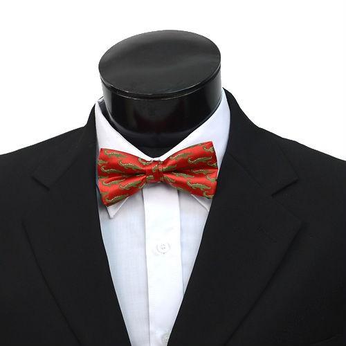 蝶ネクタイ レッド ワニ ボウタイ パーティー フォーマル メンズアクセサリー |  | 02