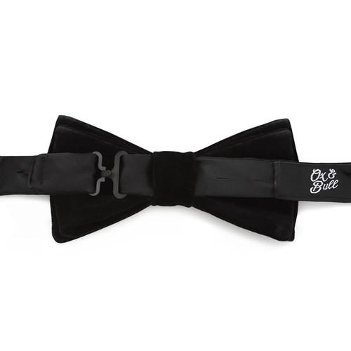 蝶ネクタイ ブラック ベルベット Ox & Bull ボウタイ 【簡易装着タイプ】 パーティー フォーマル メンズアクセサリー |  | 04