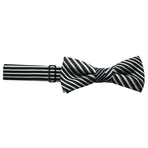 蝶ネクタイ 小倉織 ストライプ オリジナル ボウタイ 無彩 簡易装着タイプ |  | 04