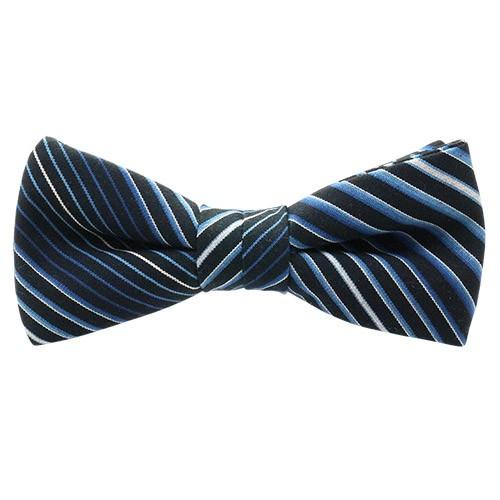 蝶ネクタイ 小倉織 ストライプ オリジナル ボウタイ 藍輪舞 簡易装着タイプ |  | 01