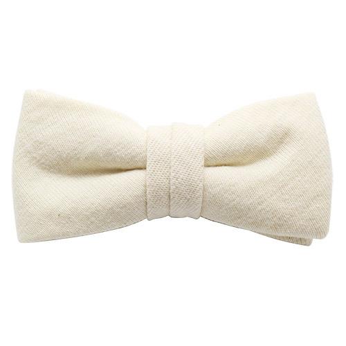 蝶ネクタイ スキンアウェア オーガニックコットン 天竺 ナチュラル ボウタイ 簡易装着タイプ |  | 01