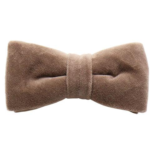 蝶ネクタイ スキンアウェア オーガニックコットン ベロア ボタニカルダイ マローブラック ボウタイ 簡易装着タイプ |  | 01