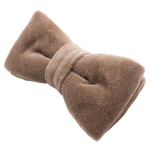 蝶ネクタイ スキンアウェア オーガニックコットン ベロア ボタニカルダイ マローブラック ボウタイ 簡易装着タイプ |  | 03