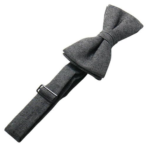 蝶ネクタイ スキンアウェア オーガニックコットン デニム ブラック ボウタイ 簡易装着タイプ |  | 04