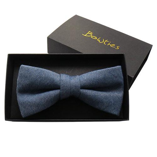 蝶ネクタイ スキンアウェア オーガニックコットン デニム ネイビー ボウタイ 簡易装着タイプ |  | 05