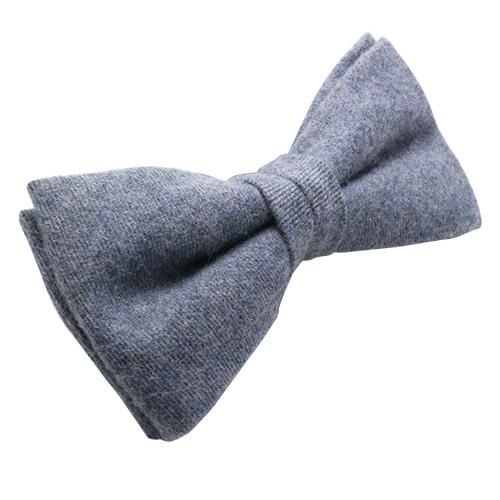 蝶ネクタイ スキンアウェア オーガニックコットン 起毛 ビエラ ネイビー ボウタイ 簡易装着タイプ |  | 02