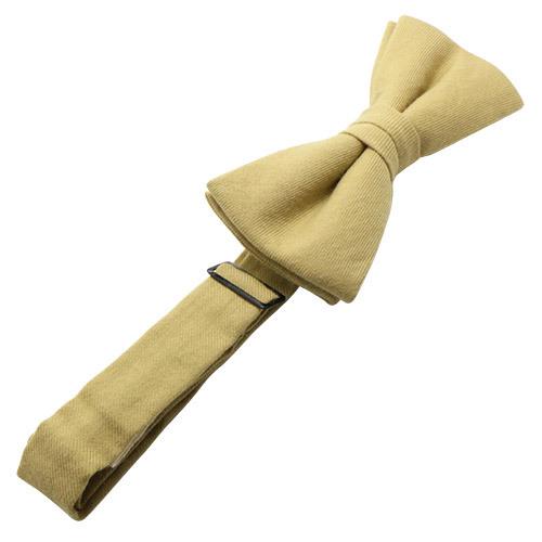 蝶ネクタイ スキンアウェア オーガニックコットン 起毛 ビエラ ボタニカルダイ ローズマリー ボウタイ 簡易装着タイプ |  | 04