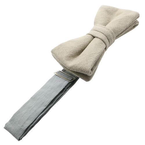 蝶ネクタイ スキンアウェア オーガニックコットン 天竺 ボタニカルダイ セージ ボウタイ 簡易装着タイプ |  | 04