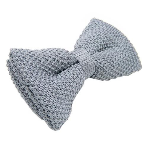 ニット 蝶ネクタイ グレー ボウタイ 簡易装着 簡単 パーティー フォーマル メンズアクセサリー |  | 01