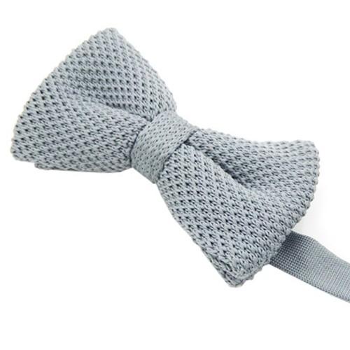 ニット 蝶ネクタイ グレー ボウタイ 簡易装着 簡単 パーティー フォーマル メンズアクセサリー |  | 03