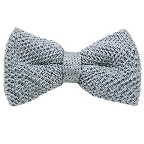 ニット 蝶ネクタイ グレー ボウタイ 簡易装着 簡単 パーティー フォーマル メンズアクセサリー |  | 04