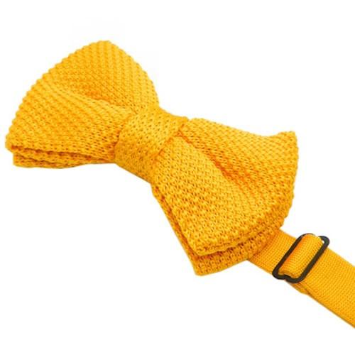 ニット 蝶ネクタイ オレンジ ボウタイ 簡易装着 簡単 パーティー フォーマル メンズアクセサリー |  | 02