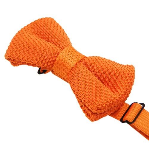 ニット 蝶ネクタイ タンジェリン ボウタイ 簡易装着 簡単 パーティー フォーマル メンズアクセサリー |  | 02