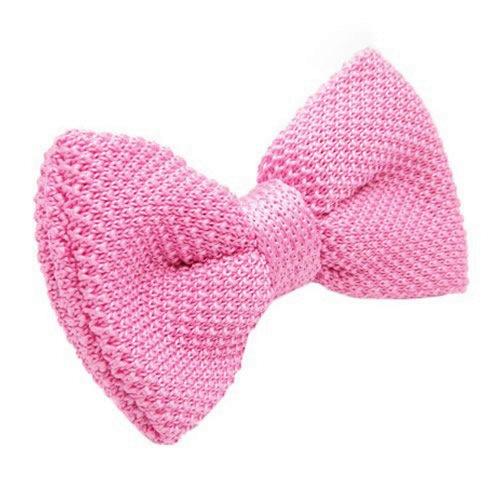 ニット 蝶ネクタイ ピンク ボウタイ 簡易装着 簡単 パーティー フォーマル メンズアクセサリー |  | 02