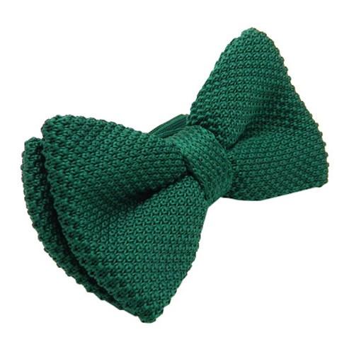 ニット 蝶ネクタイ ダークグリーン ボウタイ 簡易装着 簡単 パーティー フォーマル メンズアクセサリー |  | 01
