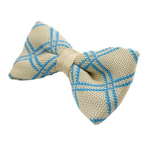 ニット 蝶ネクタイ シャンパン ブルー ライン ニットタイ 簡易装着 簡単 パーティー フォーマル メンズアクセサリー |  | 02