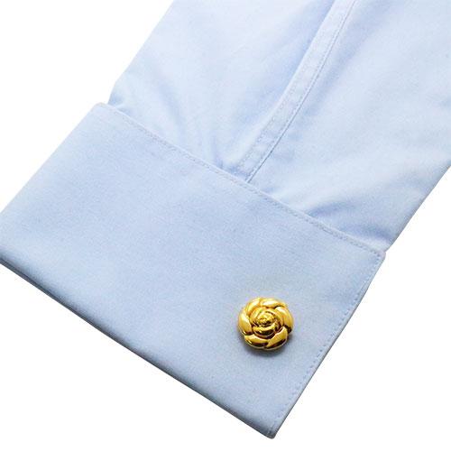 ボタンカバー ゴールド ローズ フラワー |  | 04