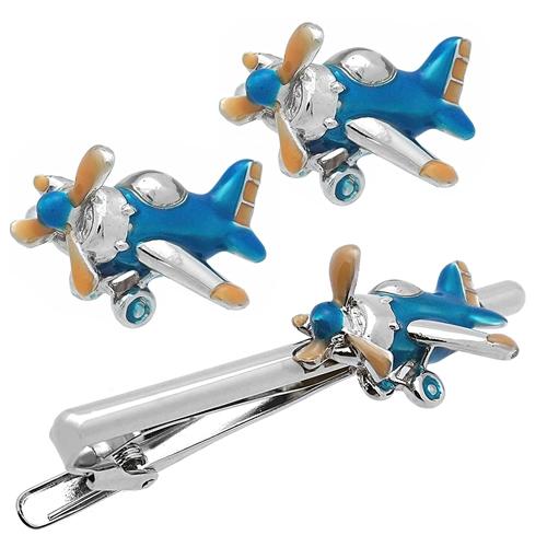 SWANK スワンク カフス ネクタイピン セット プロペラ 飛行機 カフスボタン カフリンクス タイバー タイクリップ |  | 06